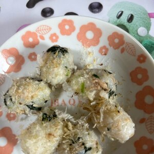 離乳食  ツナとほうれん草のおにぎり